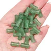 20PCS Ink Drop Golden Bamboo Joint Glass Beads DIY Jewelry Accessories