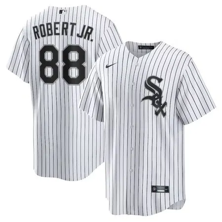 Youth Chicago White Sox #88 Luis Robert  White Replica Player Name Jersey