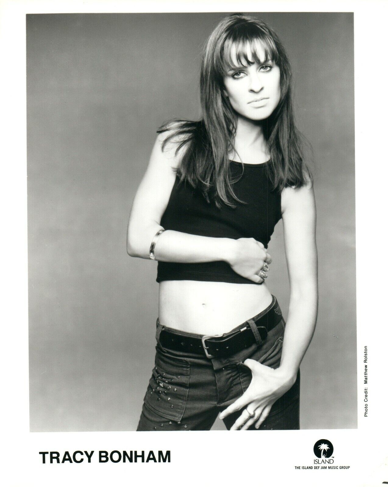 TRACY BONHAM Alternative Rock Music 8x10 Promo Press Photo Poster painting Island Records