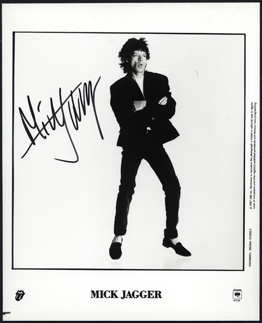 MICK JAGGER Signed Photo Poster paintinggraph - Rolling Stones Singer - Preprint