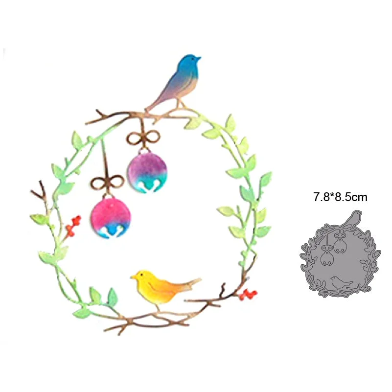 Metal Cutting Dies Cut Die Christmas Lace Bell Decorations Scrapbooking Dies Crafts Album Knife Mould Blade Punch Stencils Dies