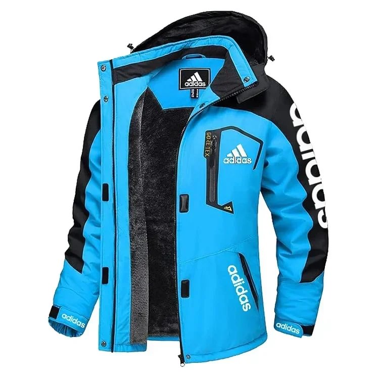 Męska wodoodporna i wiatroszczelna kurtka turystyczna &ldquo;adidas 2025&rdquo;