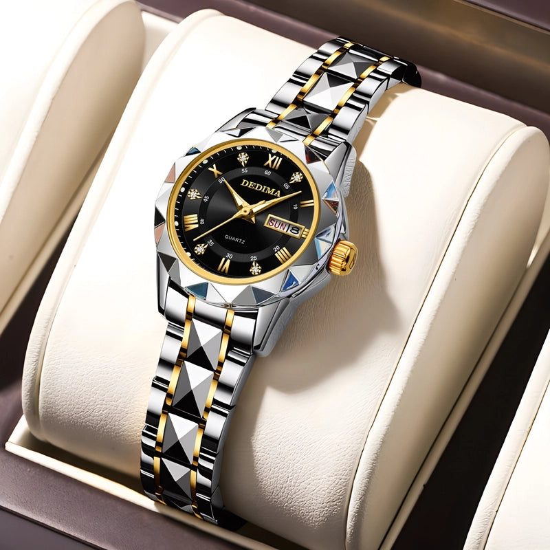 Casual Classic Style Color Block Solid Color Buckle Quartz Men’s Watches