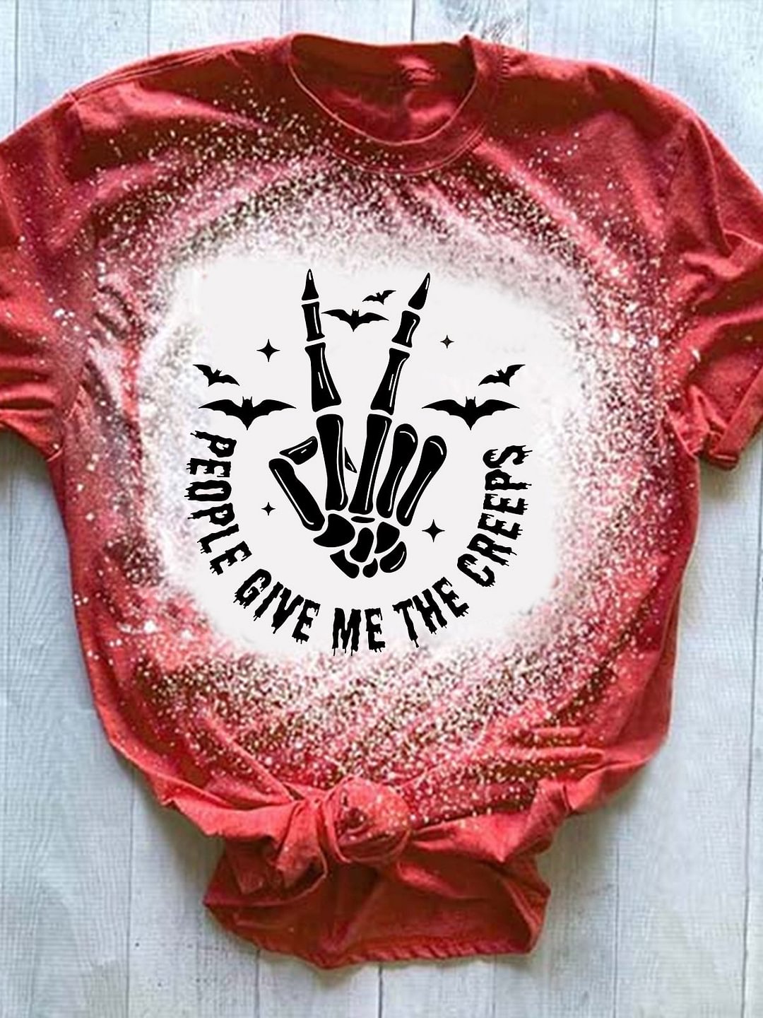 People Give Me The Creeps Tie Dye T-Shirt