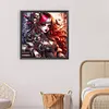 Gothique cool fille-pleine peinture ronde au diamant-50*50cm