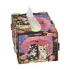 Regenschirm 5d DIY Diamantmalerei handgemachte Taschentuchhalter Holz Taschentuch Box Handwerk