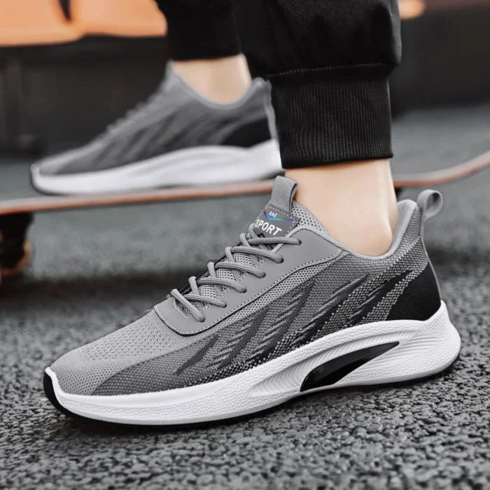 Men's summer fly-knit lightweight casual breathable sneakers(Free Shipping)
