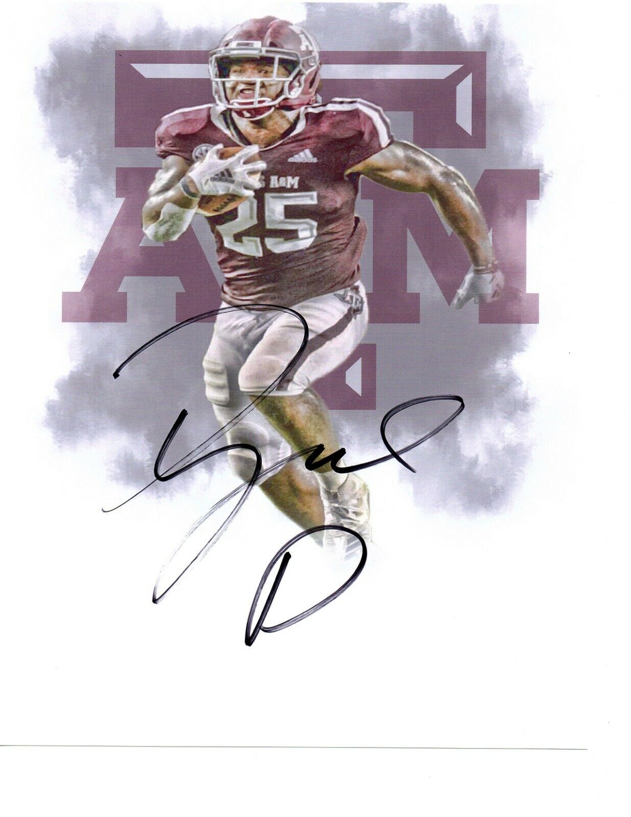 Tyrel Dodson Texas A&M Aggies signed autographed 8x10 football Photo Poster painting 2019 Draft