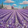 Pearl Full DIY 5D Round Drill Gem Art Diamond Painting Kits 15.75x15.75 in Diamond Dots Paintings Picture Arts Craft Diamond Art Kits for Adults Beginner Home Wall Decor