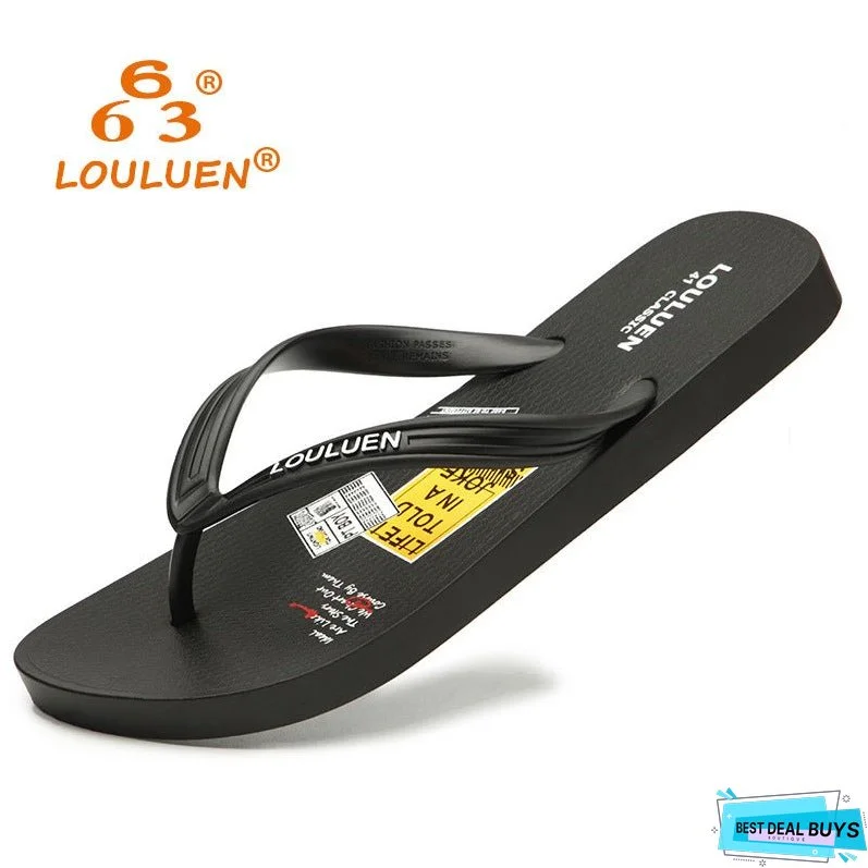Men's Summer Outdoor Flip-flops Couple Beach Flip Flops
