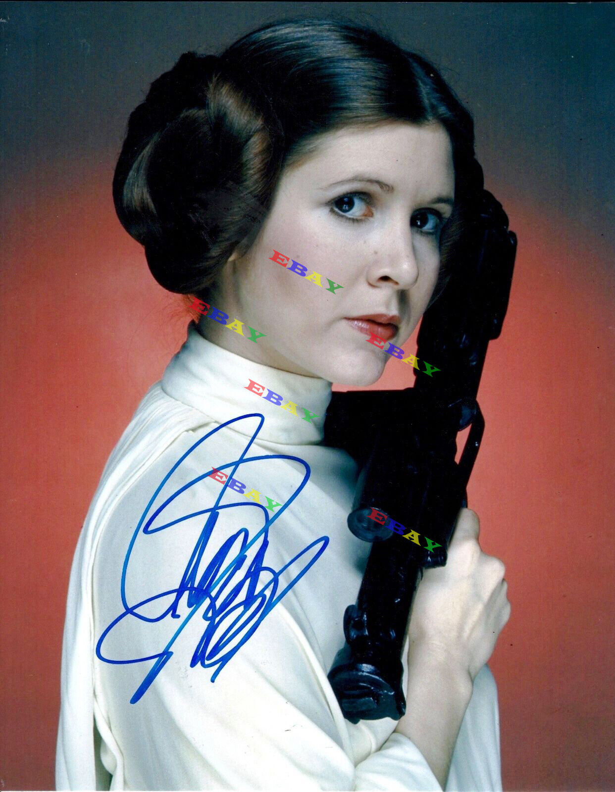 Carrie Fisher Star Wars AUTOGRAPHED Signed 8x10 Photo Poster painting REPRINT