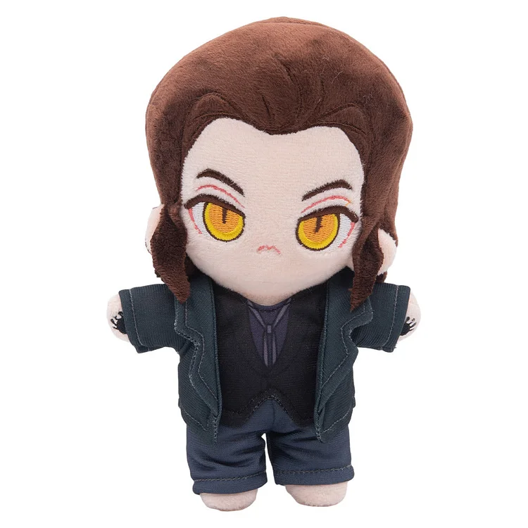 Good Omens Crowley Demon Cosplay Plush Toys Cartoon Soft Stuffed Dolls Mascot Birthday Xmas Gift