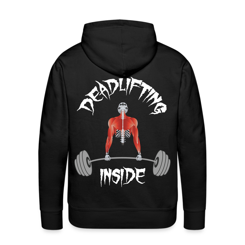 Men's Deadlifting Inside Hoodie