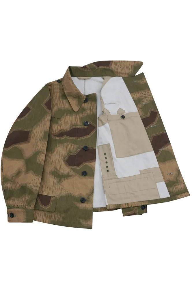   Luftwaffe German Field Division Marsh Sumpfsmuster 43 Camo Modified Shortened Smock I German-Uniform
