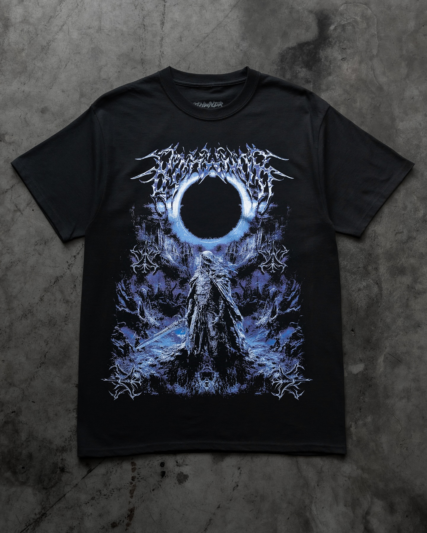 Eclipse Knight & Ornamental Art Graphic T-shirt