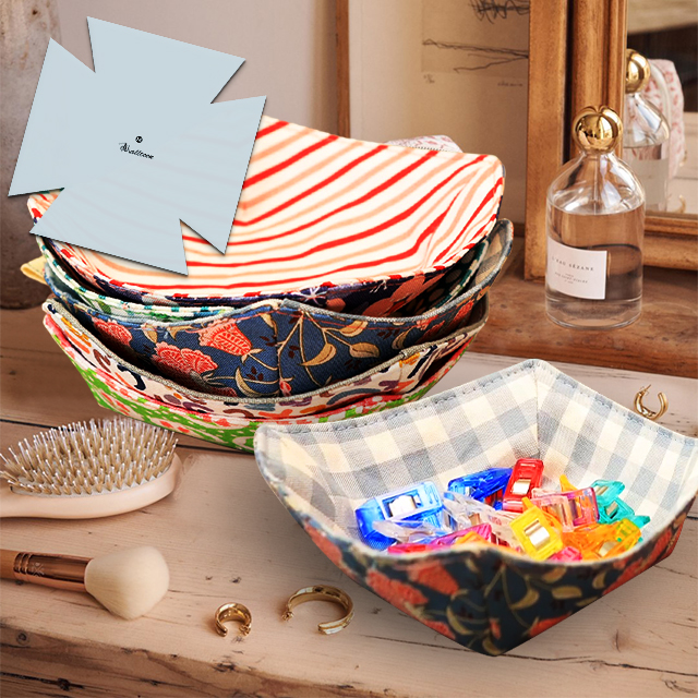 Storage Cookie/Pinch Cloth Basket Includes Instructions + Template