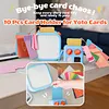 10 Pcs Yoto Card Organizer Reusable Plastic Yoto Accessory Organizer Storage with Ring for Efficient Card Storage & Organization