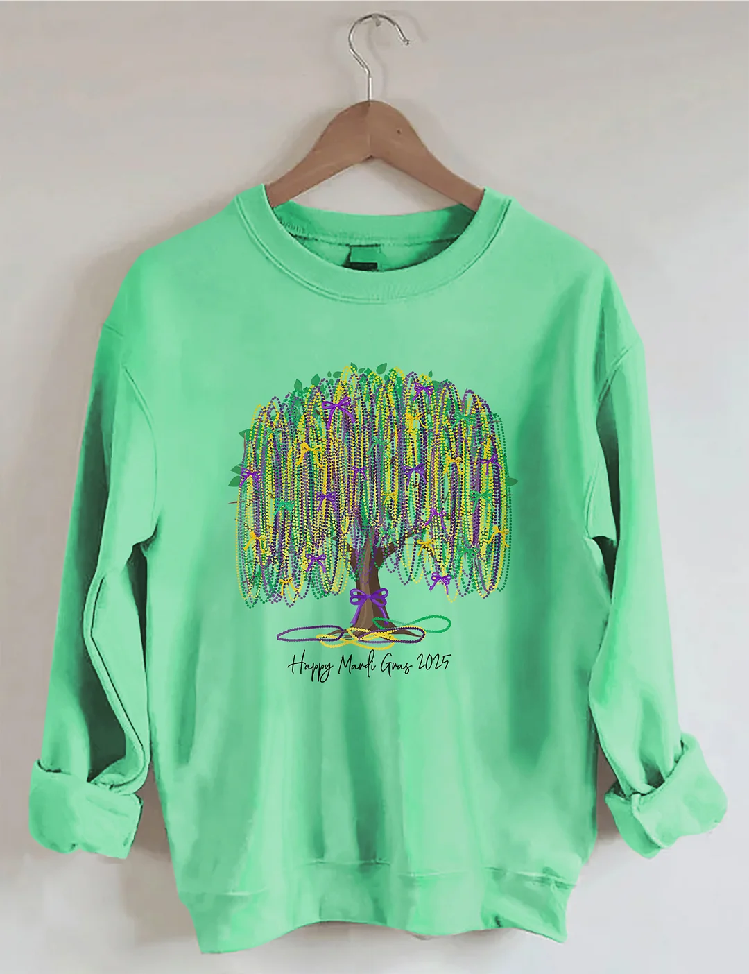 Mardi Gras Tree Sweatshirt