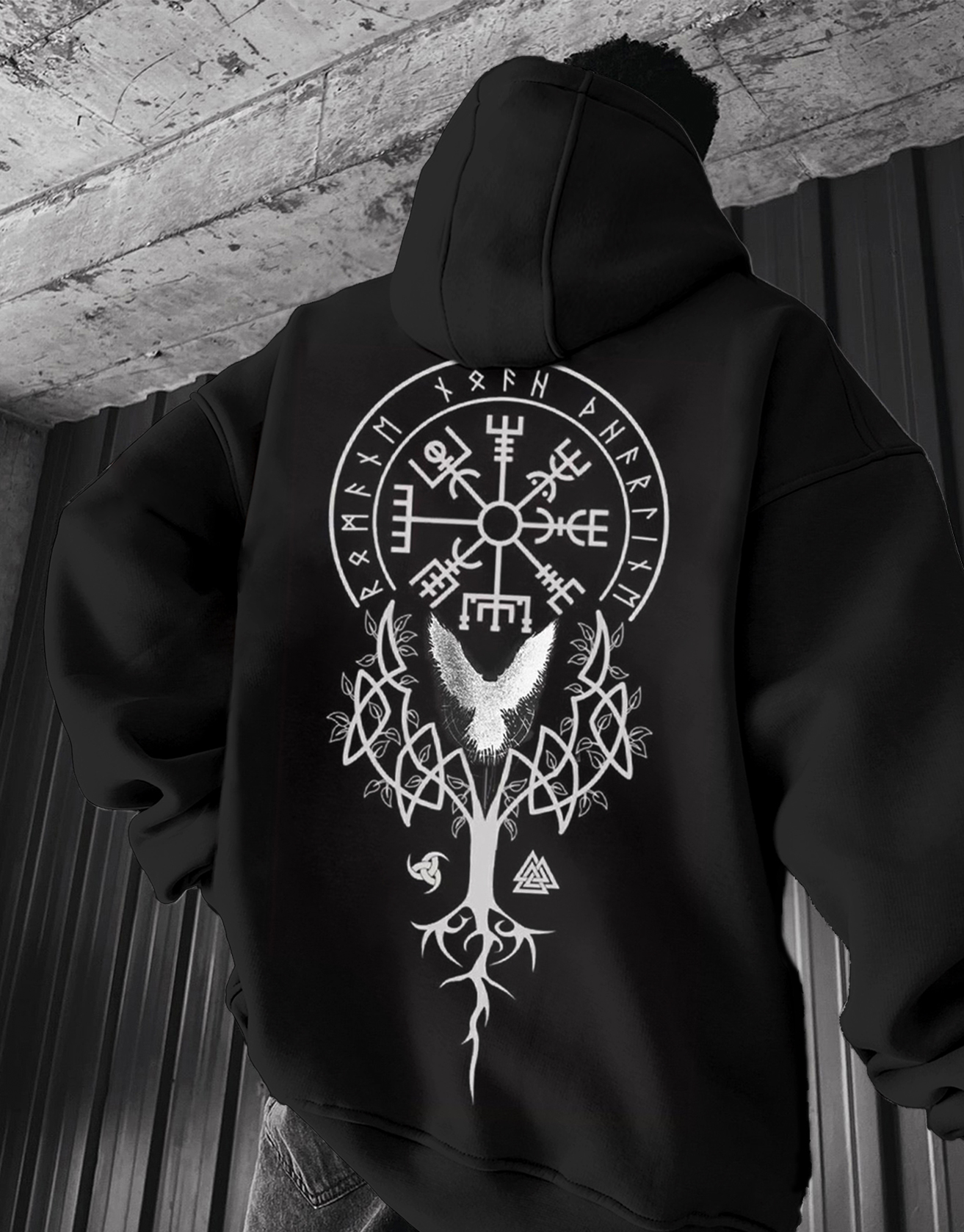 Viking Tree Of Life Hoodie / TECHWEAR CLUB / Techwear