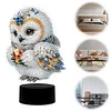 Cute Owl DIY Diamonds Painting Table Lamp 5D DIY Diamond Painting Night Light