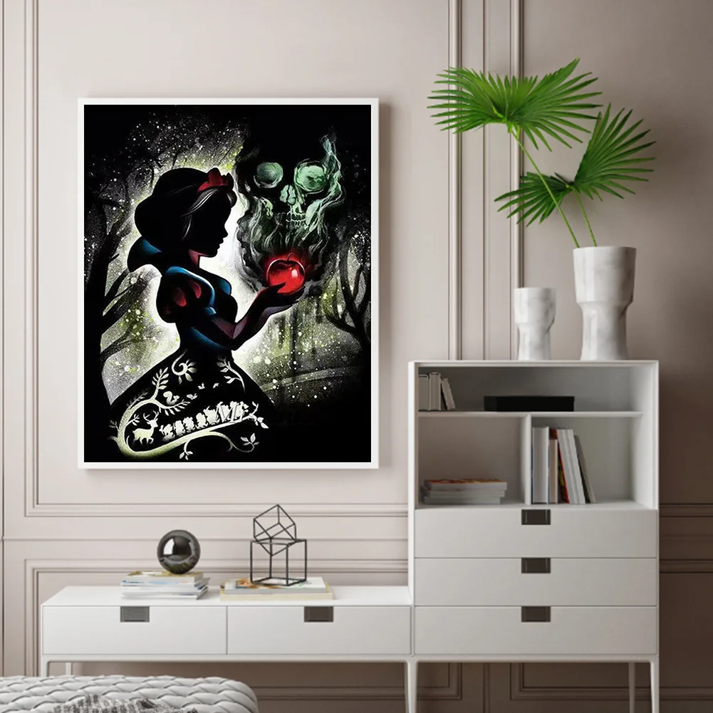 Full Round Diamond Painting 40*50cm - Silhouette