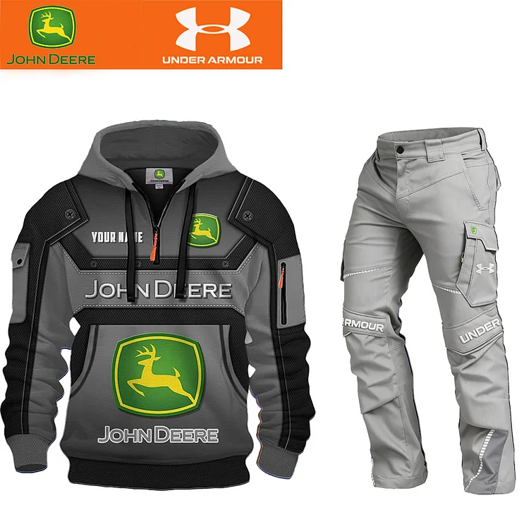 Zestaw JOHN DEERE x UNDER ARMOUR &ndash; Przewiewny, idealny, idealny na zewnątrz i pracujący na zewnątrz