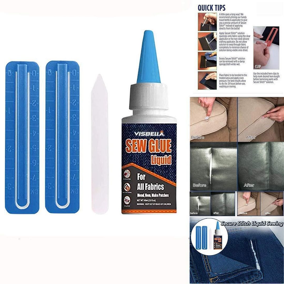 Sew Glue Liquid Sewing Solution Kit