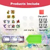 (US Local)Diamond Painting Car Aromatherapy Vent Clip Bling Air Vent Decorations (E)
