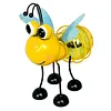 Solar Bees Lights Solar LED Garden Lights Waterproof Cute Ant Statue Garden Decor 3D Metal Ants Art Decor for Garden Backyard Table Wall Decor