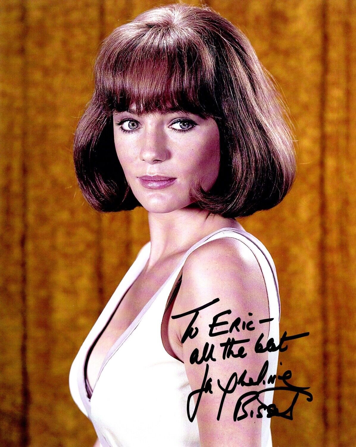 TO ERIC - Jacqueline Bisset Signed Autographed 8x10 inch Photo Poster painting The Deep Actress