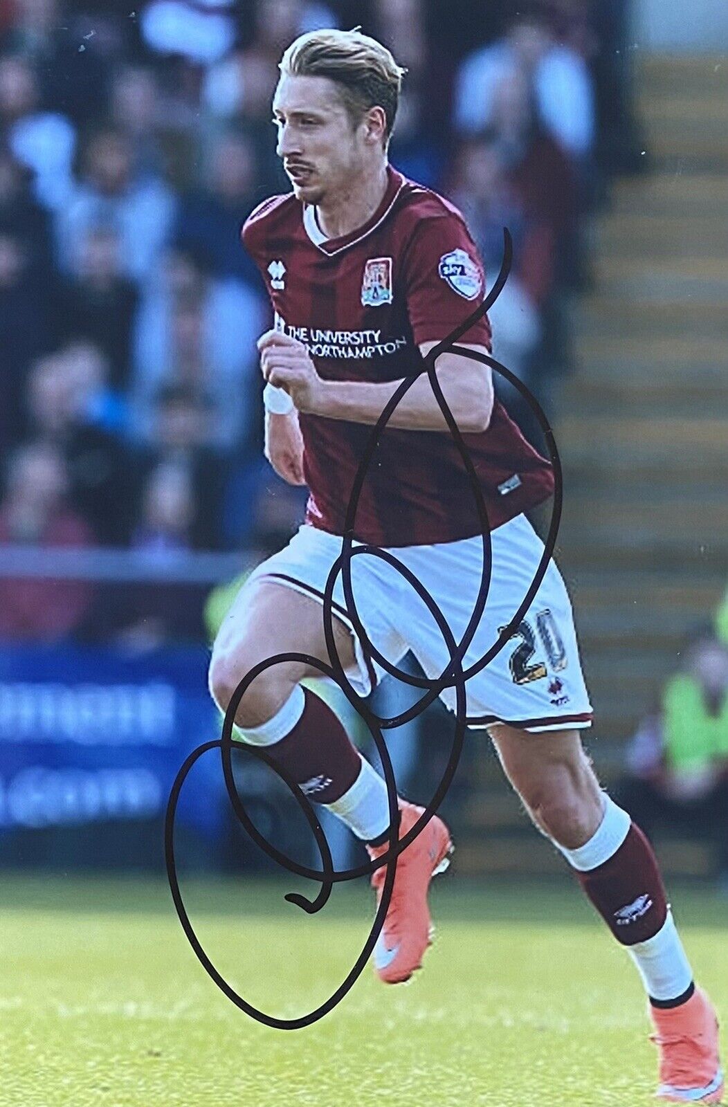 Lee Martin Genuine Hand Signed Northampton Town 6X4 Photo Poster painting