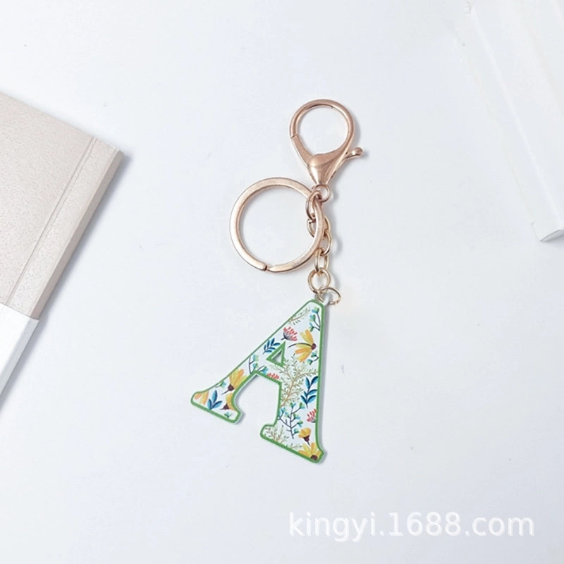 Elegant Streetwear Letter Pu Leather Alloy Women’s Bag Pendant Keychain