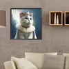 Diamond Painting-DIY Full Round Drill Cat(40x40cm)