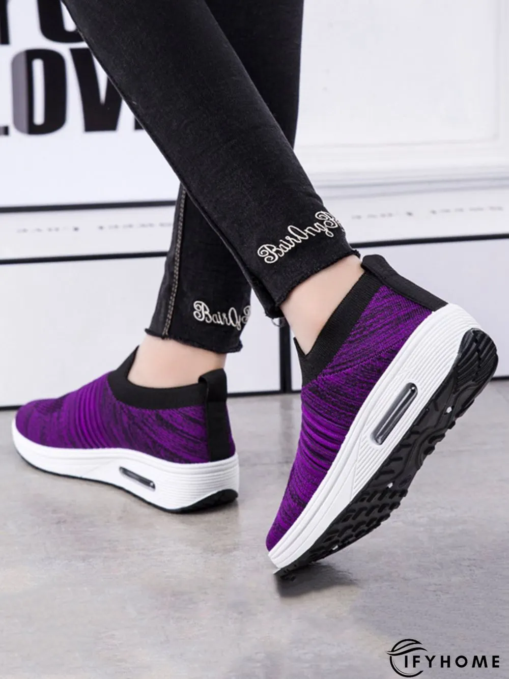 Breathable Minimalist Slip On Rocking Fly Woven Shoes | IFYHOME