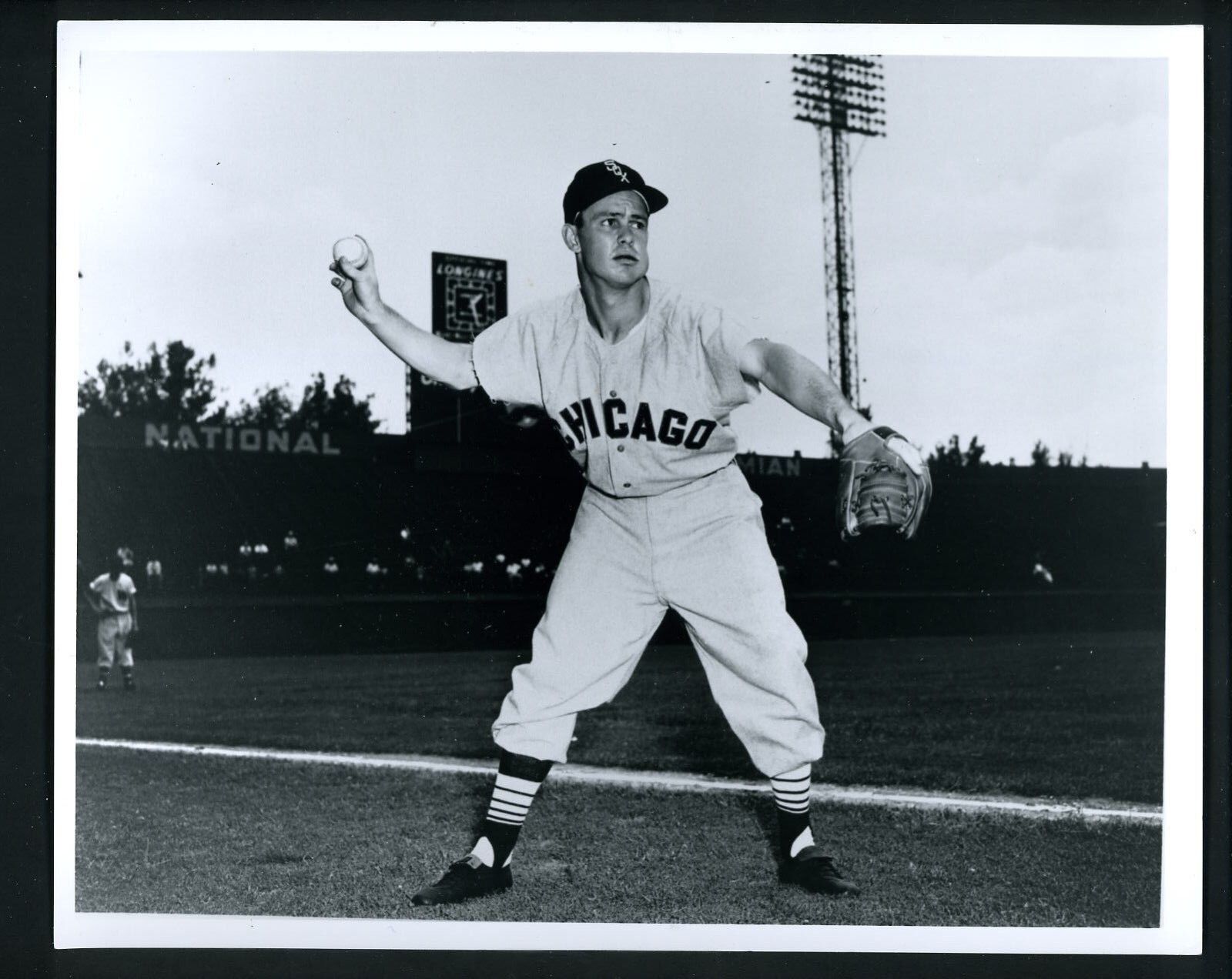 Nellie Fox Press Wire Photo Poster painting Donald Wingfield The Sporting News Chicago White Sox