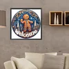 Diamond Painting -DIY Round Drill Gingerbread Boy(40x40cm)