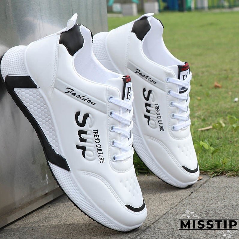 Slouchy Men's Sports Korean White Outdoor Casual Shoes