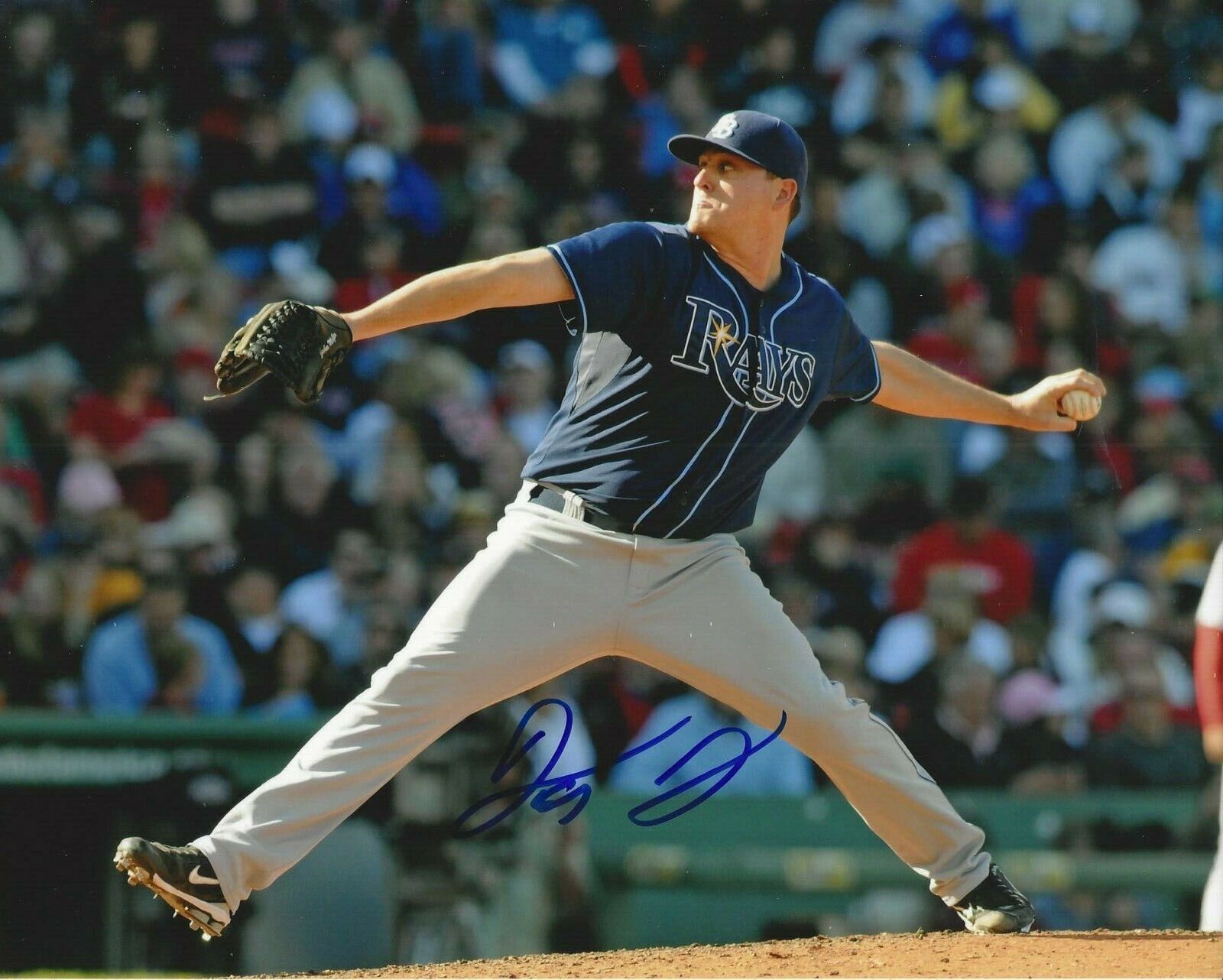 Jake McGee autographed 8x10 Tampa Bay Rays#S1057