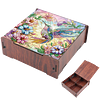 Diamond Painting Wooden Hummingbird 4 Slots Diamond Painting Storage Box for Adult Beginner