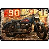 [US Local Warehouse]4PCS Motorcycle - Vintage Metal Signs Set - 30*40cm
