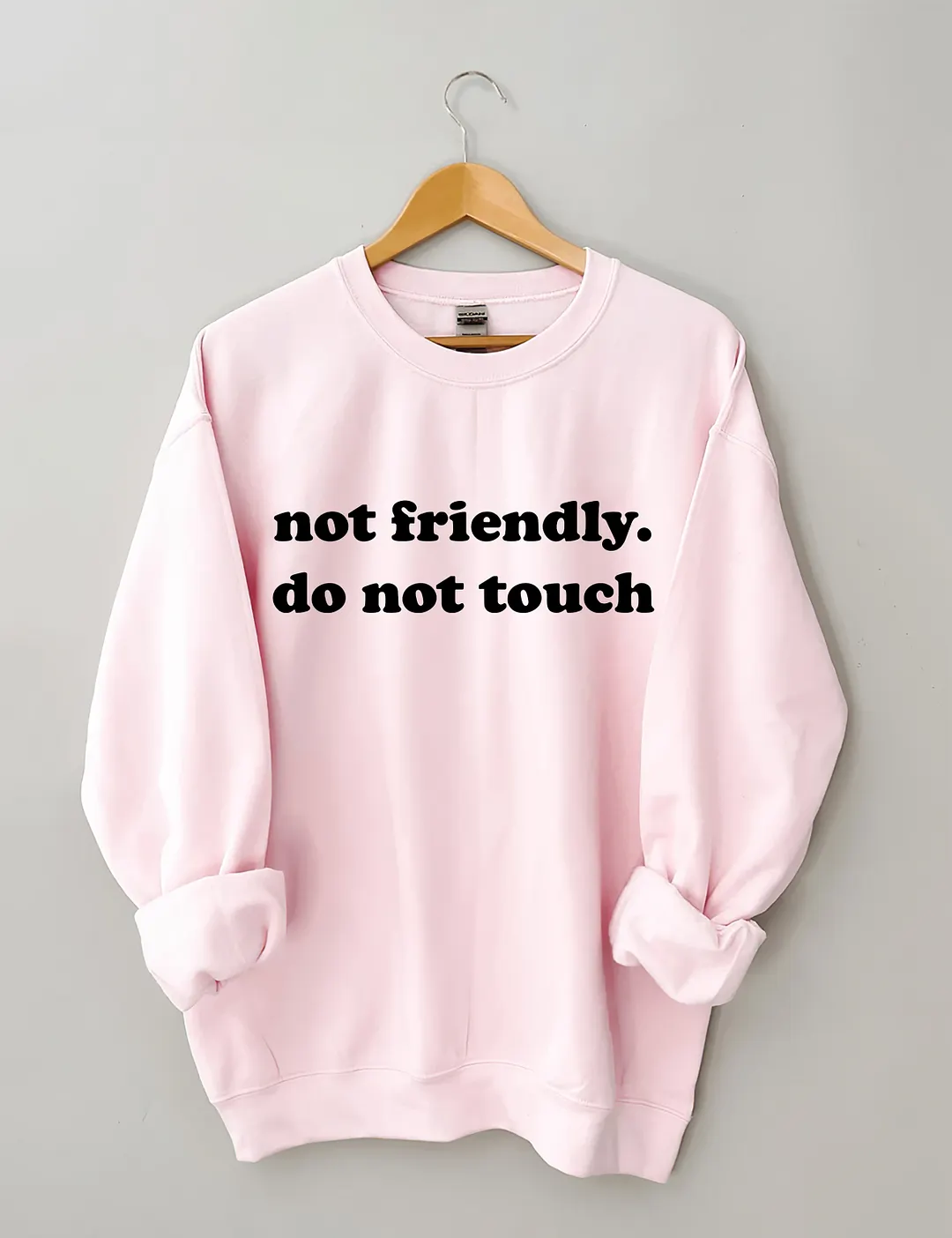 Not Friendly Do Not Touch Sweatshirt