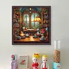 Study-11CT Stamped Cross Stitch 45*45cm/17.72*17.72in tapestrymarket
