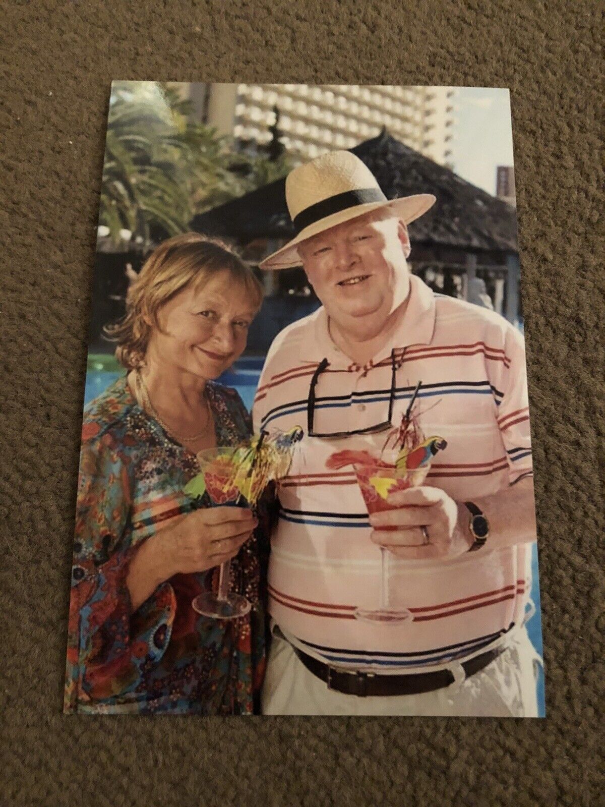 KENNY IRELAND & JANINE DUVITSKI (BENIDORM) UNSIGNED Photo Poster painting- 6x4”