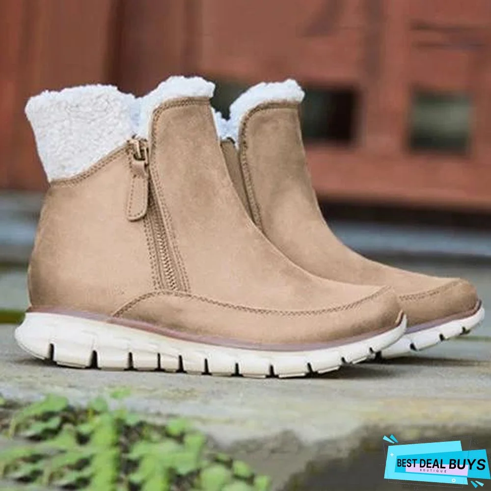 Casual Pu Winter Boots