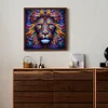 Diamond Painting-DIY Full Round Drill Lion