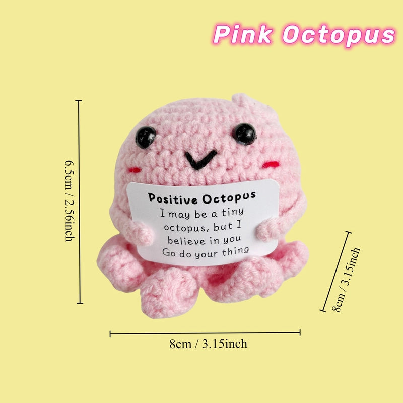 Best Selling Wool Hand-knitted Crocheted Animal Penguin Positive Fun Decompression Knitting Doll