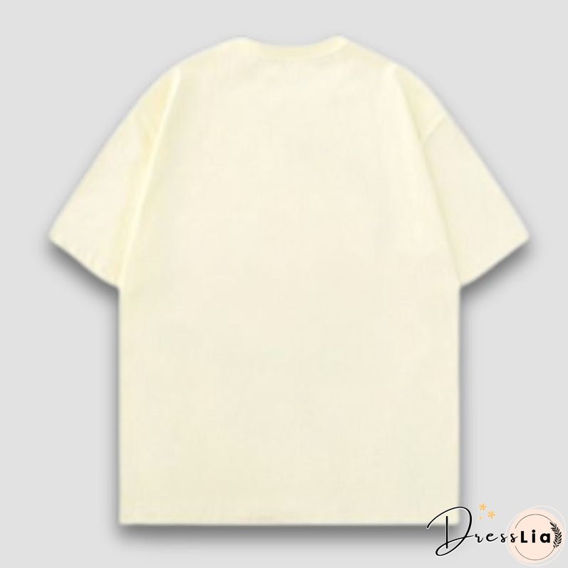 Letter Embroidered Tee