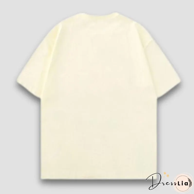 Letter Embroidered Tee