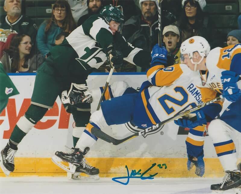 Jake Christiansen Everett Silvertips Autographed 8x10 Photo Poster painting CFS COA