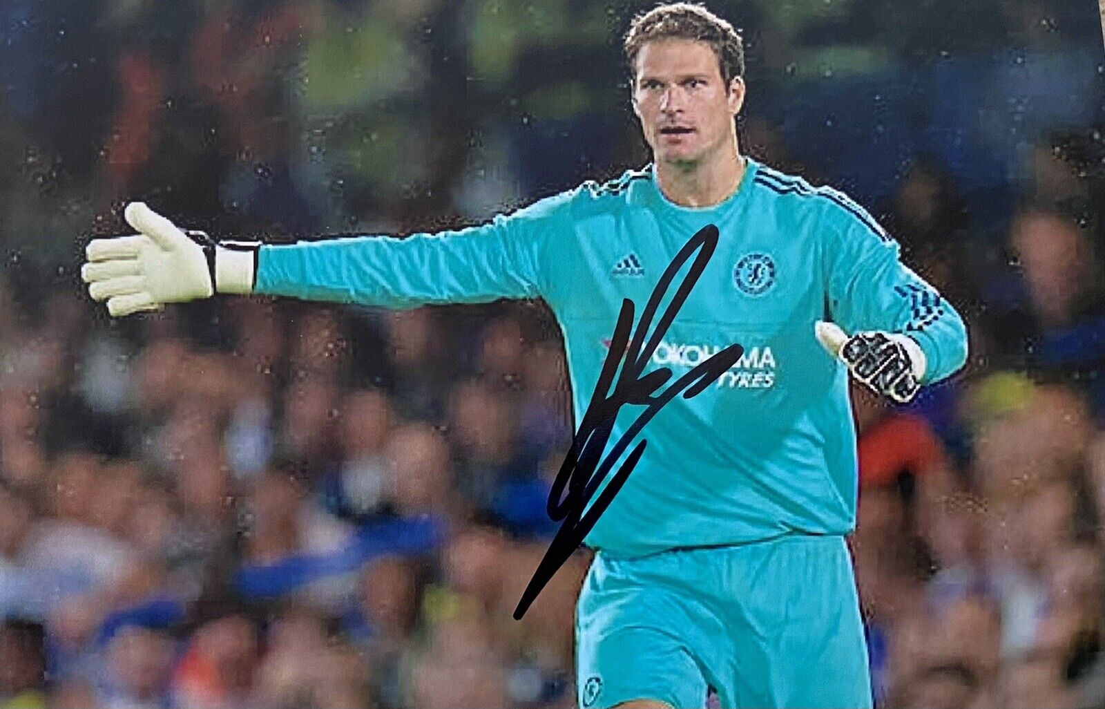 Asmir Begovic Genuine Hand Signed Chelsea 6X4 Photo Poster painting